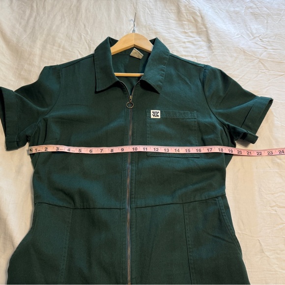 Like New Lucy & Yak Ragan Jumpsuit UK 16/US 12 (Posy Green) - Picture 6 of 8